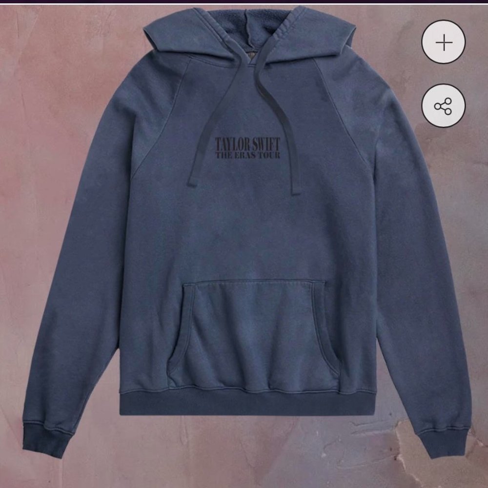 **LIMITED EDITION** Taylor Swift The Eras Tour Washed Blue Hoodie (US TOUR)